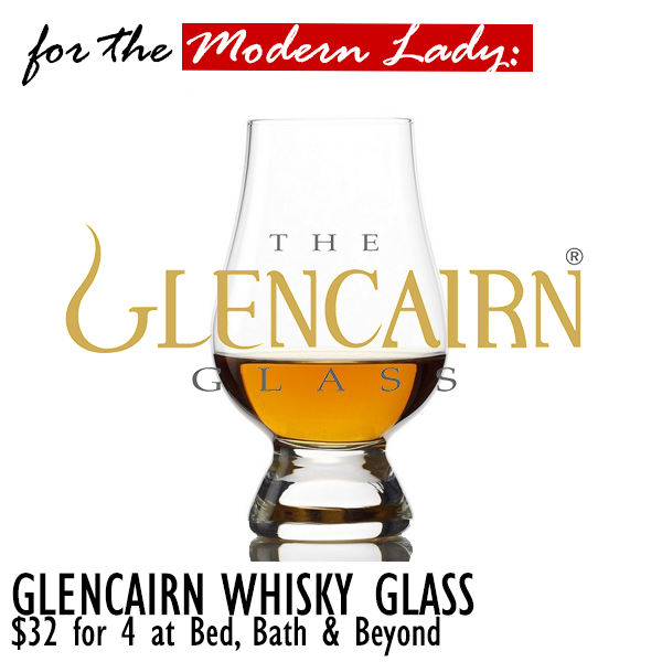 Modern Lady 2014 Christmas Gift: Glencairn Whisky Glass